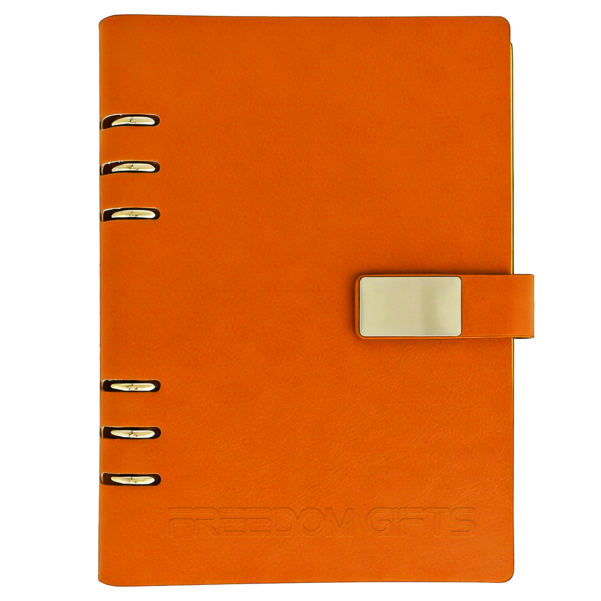 High Quality Promotional Gifts Elegant Magnetic Buckle Notebook A5 PU Soft Cover Notebook