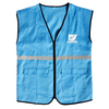 High Quality Adult Large Employee Uniform Vest Custom Sleeveless Zipper Vest