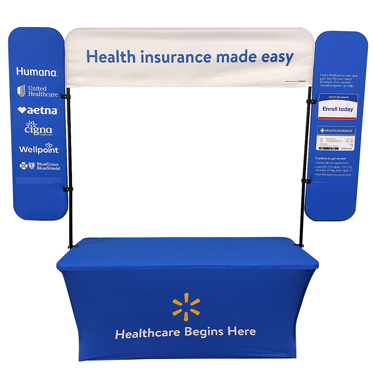 High Quality Promotional Gifts Trade Show Event Display Table Top up Banner Set