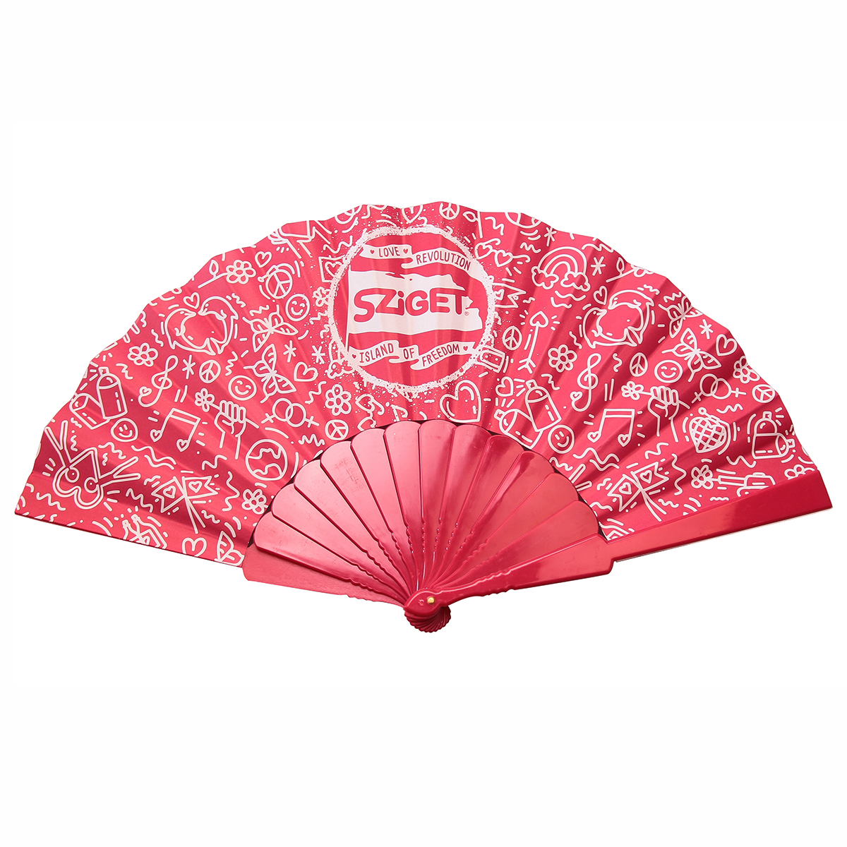 High Quality Promotional Gifts Personalized Portable Plastic Folding Hand Fan