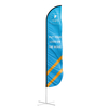 Outdoor Flying Banner Custom Logo Beach Feather Flags Advertising Flag