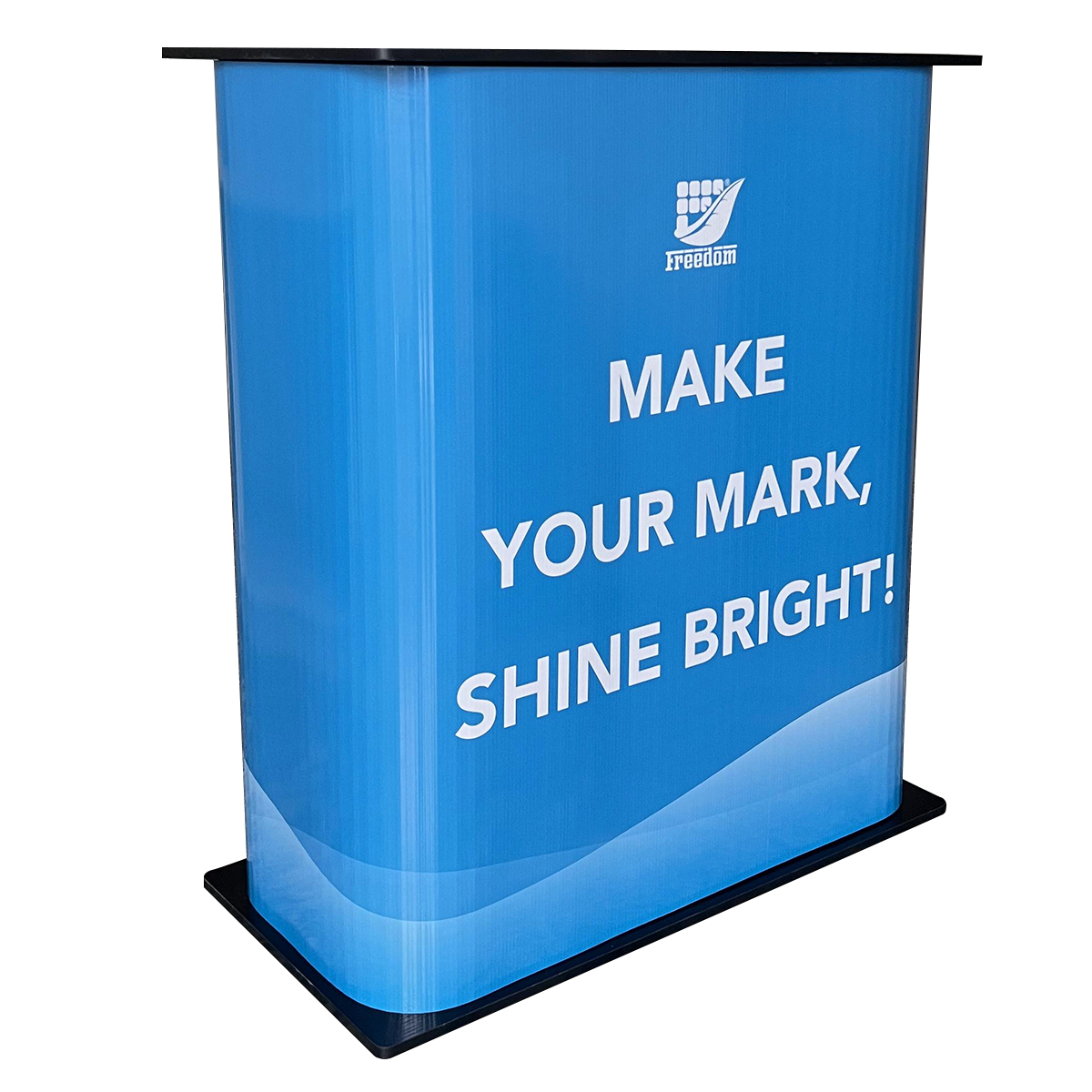 Custom Portable Pop-Up Counter Stand for Trade Show Advertising Promotion Table Stand for Business & Trade Events