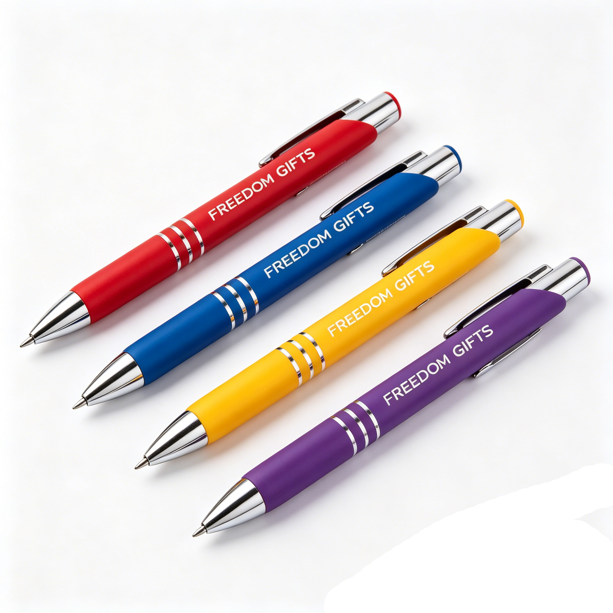 High Quality Promotional Office Metal Ball Pens Advertising Print Custom logo Ballpoint Pens